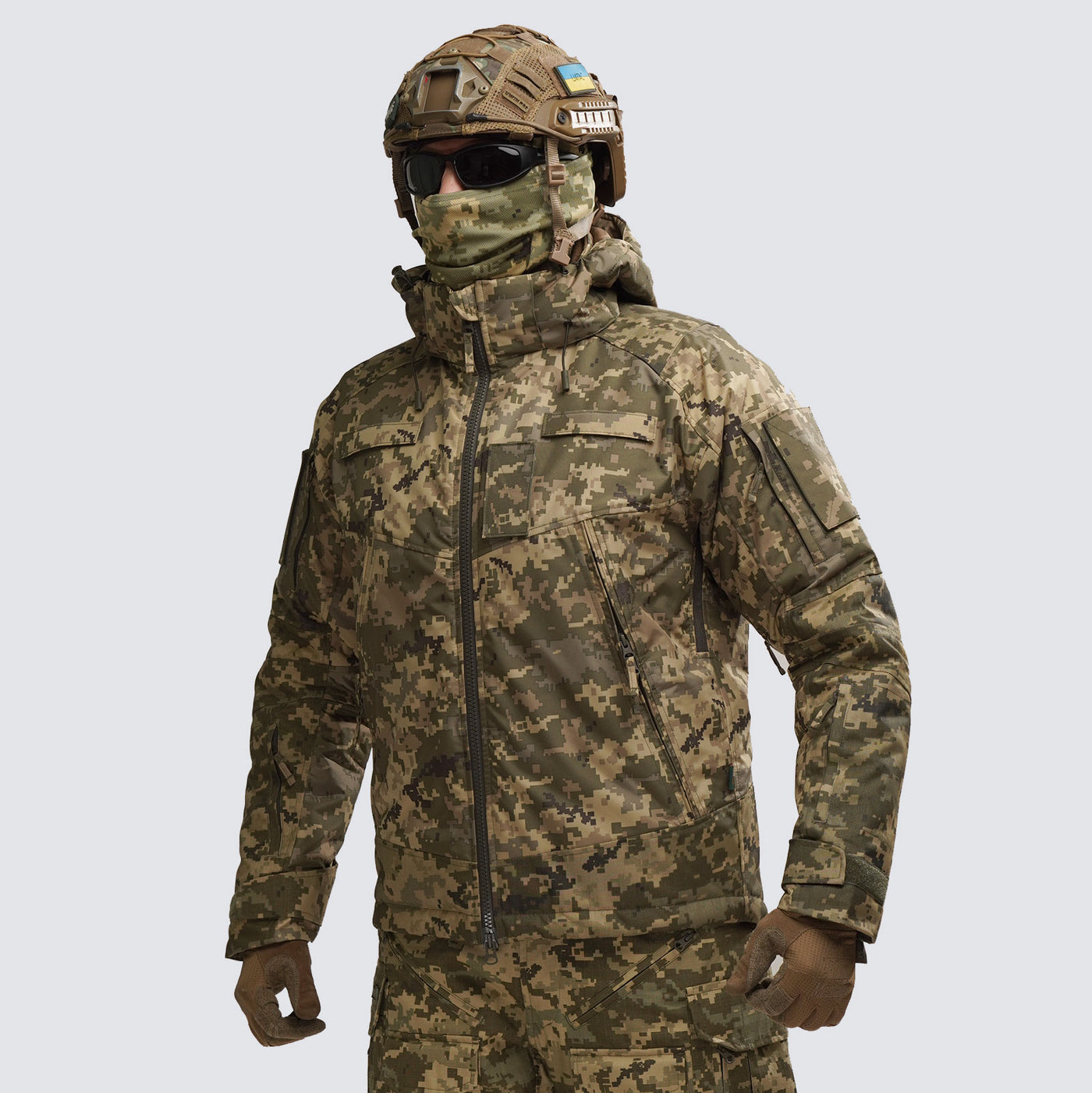 REVIEW Tactical Winter Jacket UATAC Pixel Membrane Climashield Apex