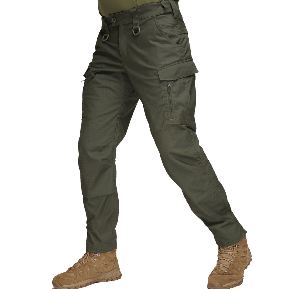 بنطلون تكتيكي لايت فليكسبل UATAC زيتوني