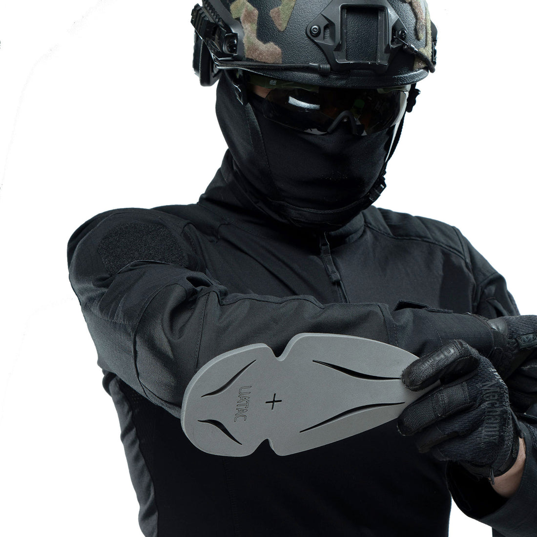 Combat Shirt UATAC Gen 5.6 Black | Ubacs, CORDURA Elbows