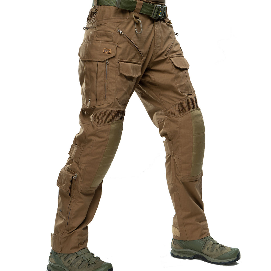 Celana Tempur dengan Pelindung Lutut UATAC Gen 5.6 Coyote