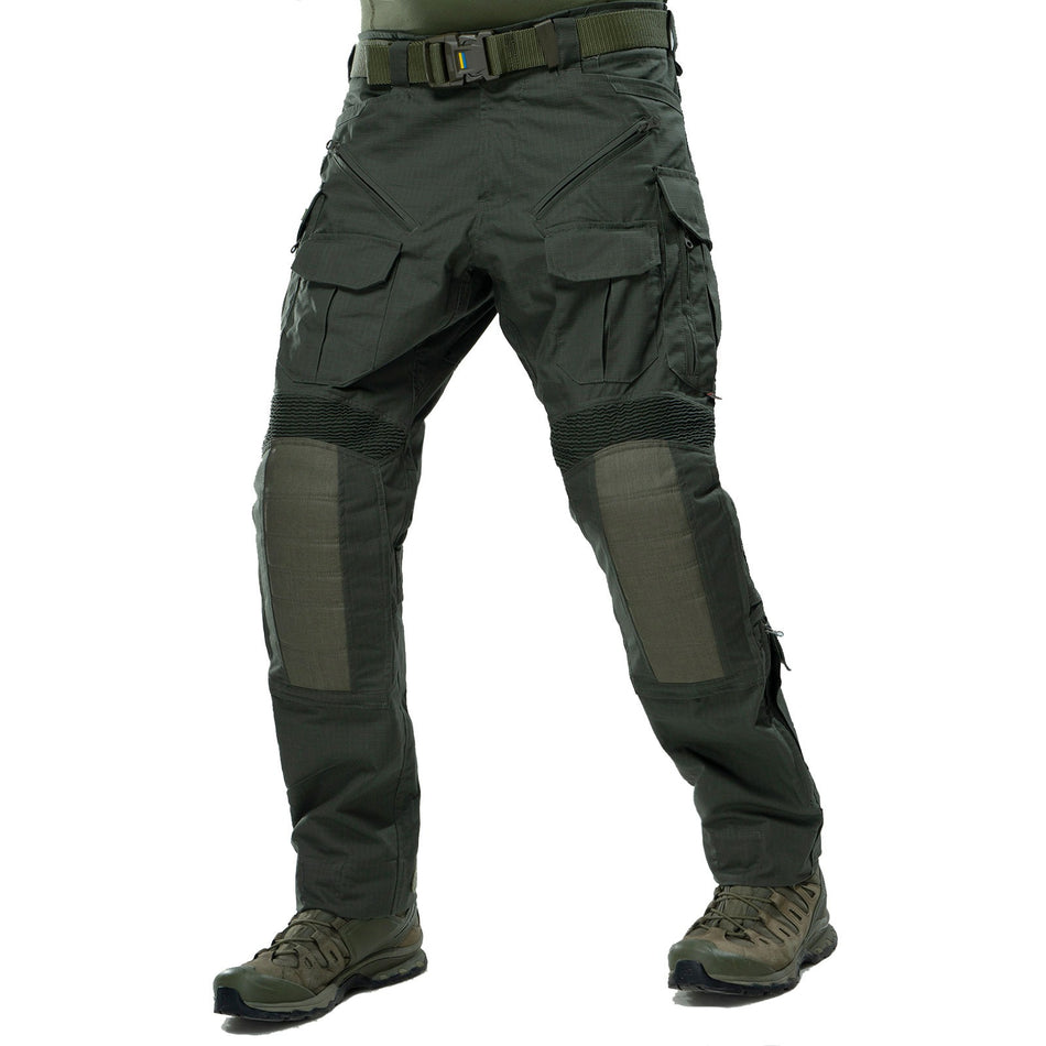 Celana Tempur dengan pelindung lutut UATAC Gen 5.6 Olive