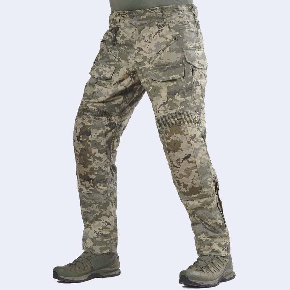 Borbene hlače s štitnicima za koljena UATAC Gen 5.6 Pixel