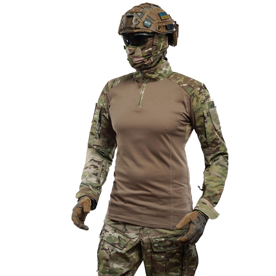 قميص قتالي UATAC جيل 5.6 مرن Multicam Coyote