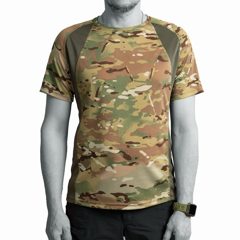 T-shirt UATAC CoolAir sweat-wicking Mix Multicam+olive