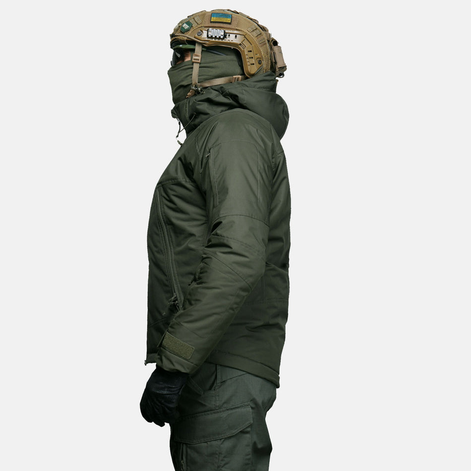 Veste d'hiver tactique UATAC Basic Olive (Olive) Membrane Climashield Apex 136