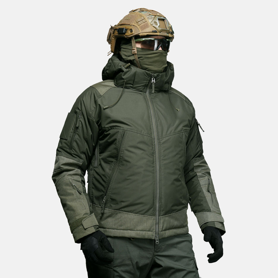 Veste D'Hiver Tactique UATAC Olive Membrane Climashield Apex 136