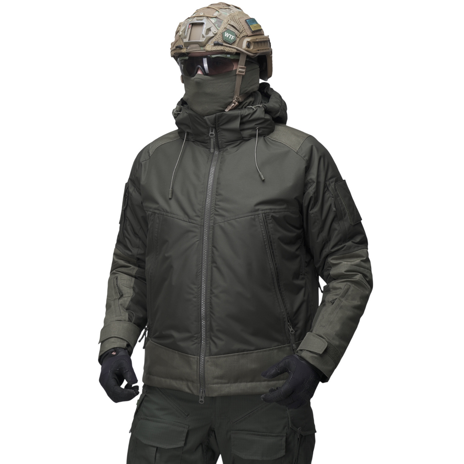 Áo khoác mùa đông chiến thuật UATAC Olive màng Climashield Apex