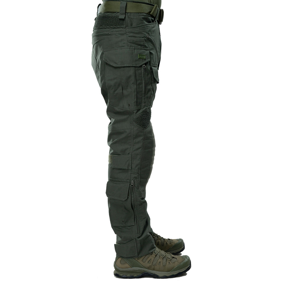 Celana Tempur dengan pelindung lutut UATAC Gen 5.6 Olive