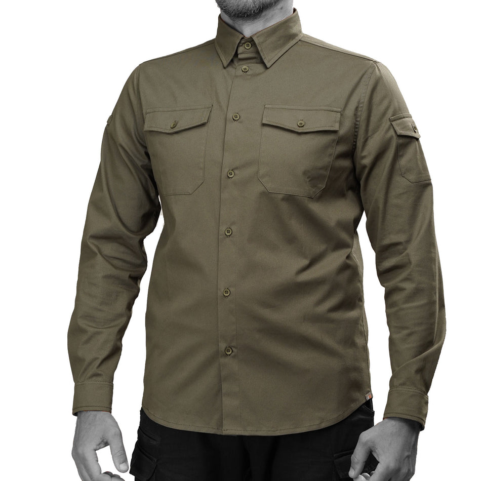 Camicia UATAC President Line Light Olive