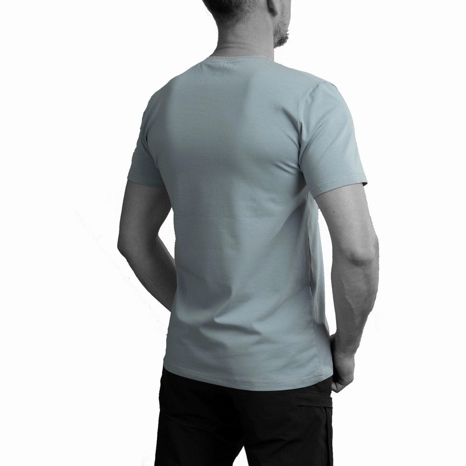 T-shirt UATAC with large UATAC print (trident) Gray