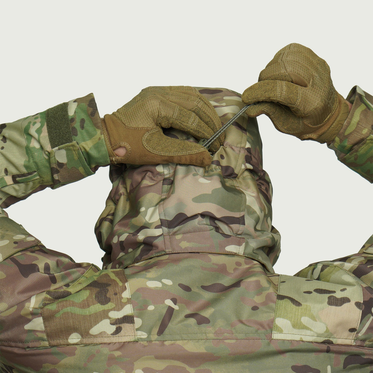 Tactical winter jacket UATAC Multicam Hard Membrane Climashield Apex 1