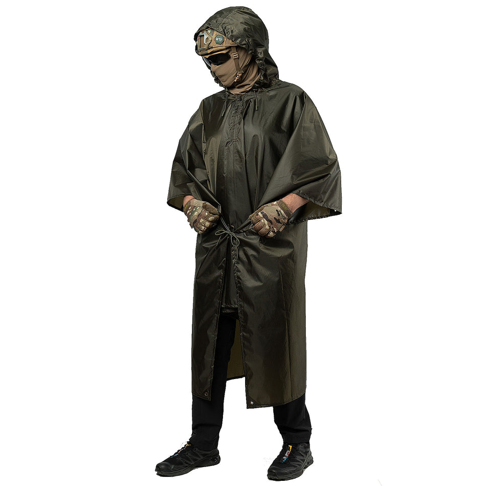 Raincoat poncho tent UATAC Olive Gen2