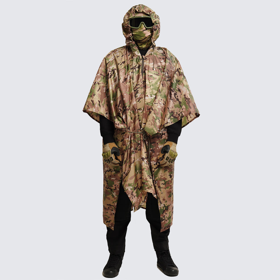 Raincoat Poncho Tent Gen II UATAC Multicam