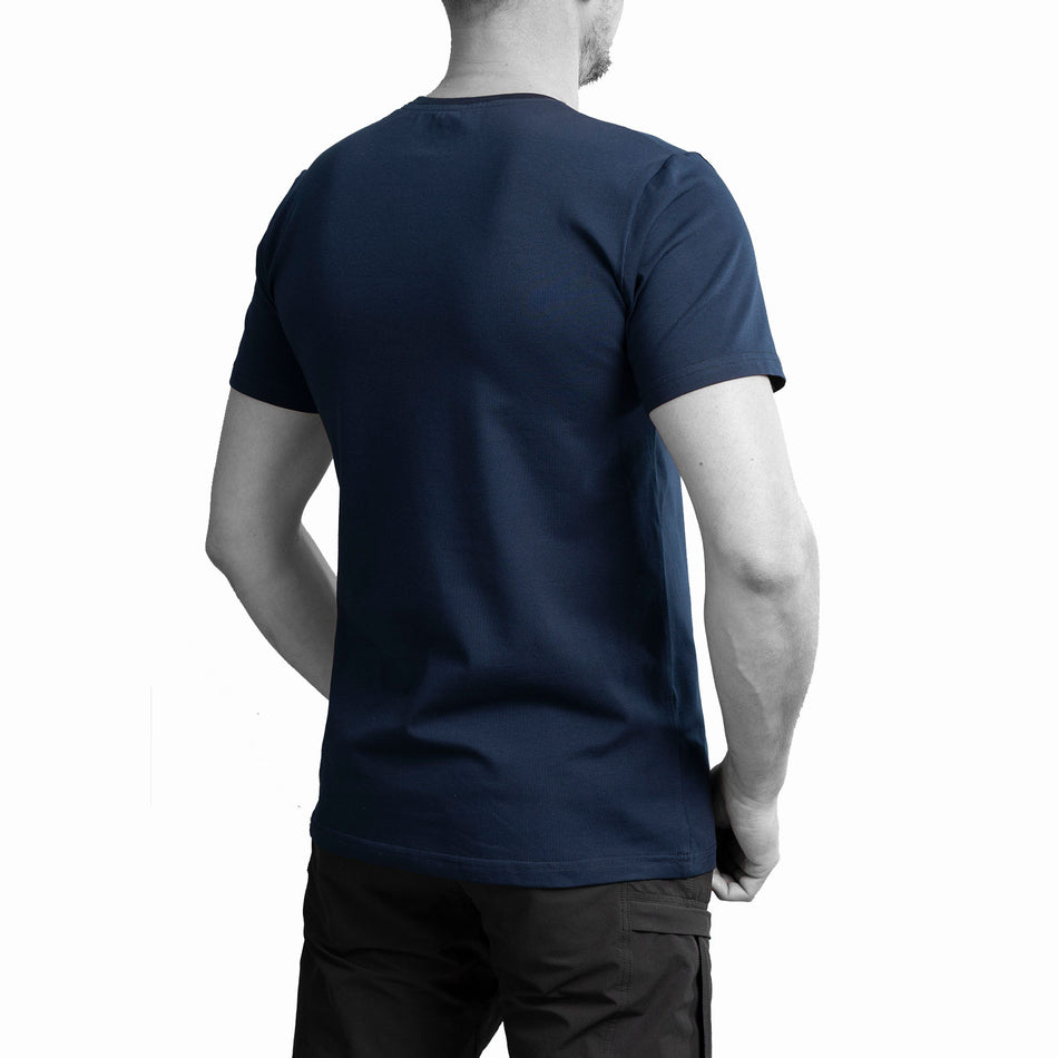 T-shirt UATAC with small UATAC print (trident) Navy blue)