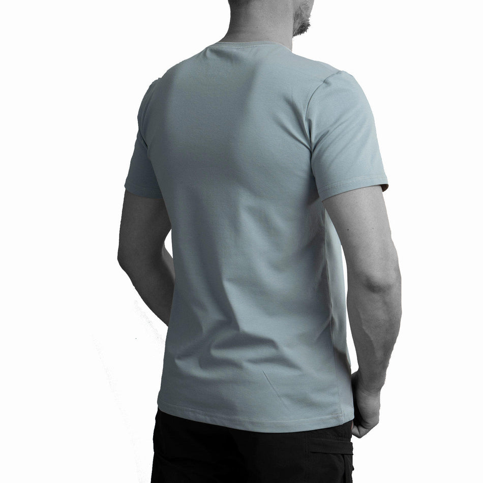 T-shirt UATAC with small UATAC print (trident) Gray