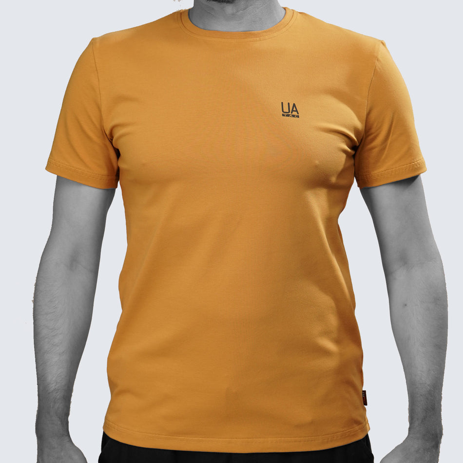 UATAC Summer T-Shirt 95/5 Yellow with UA print