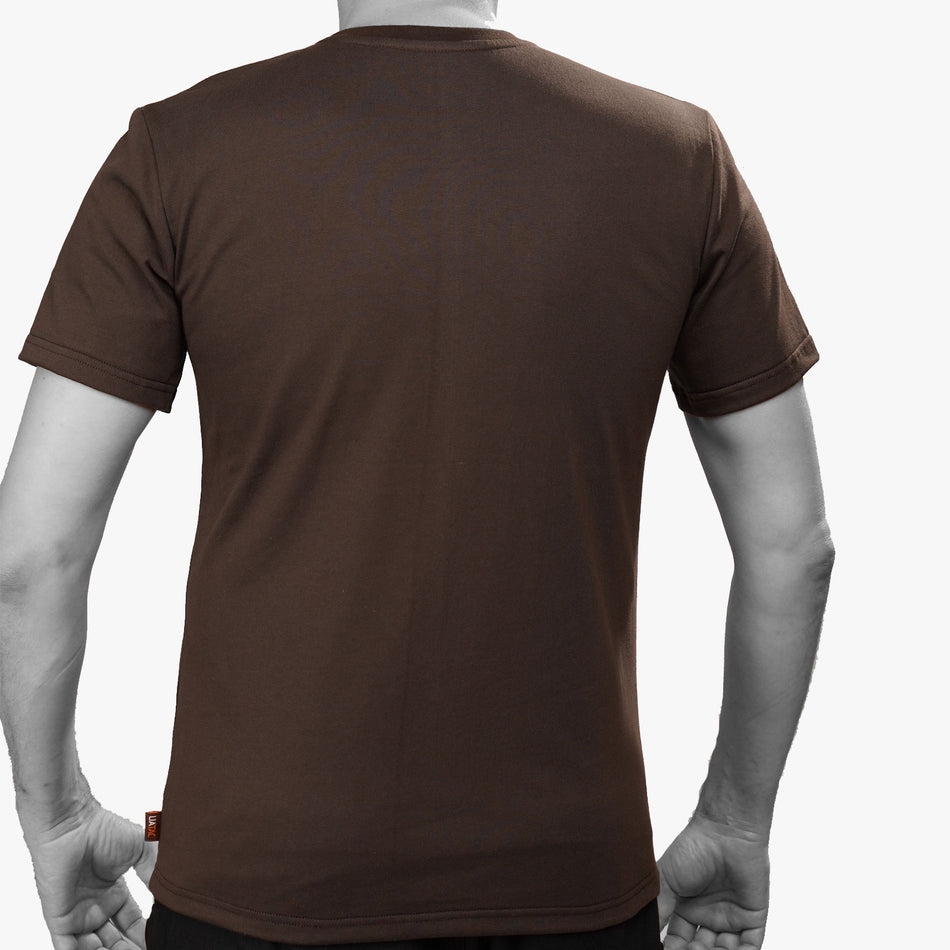 UATAC Summer T-Shirt Brown with Trident print