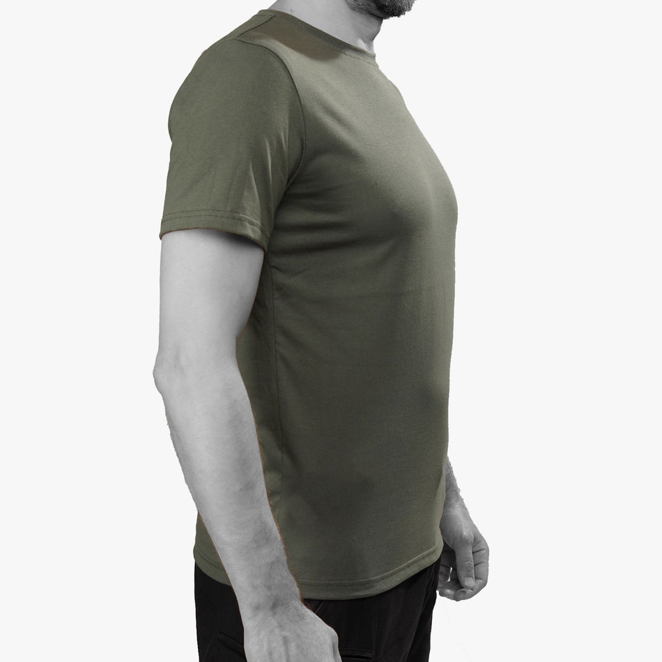 UATAC Summer T-Shirt Olive with Trident print