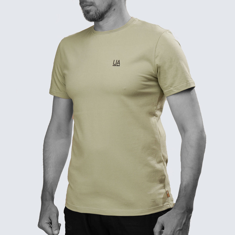 UATAC Summer T-Shirt 95/5 Light Khaki with UA print