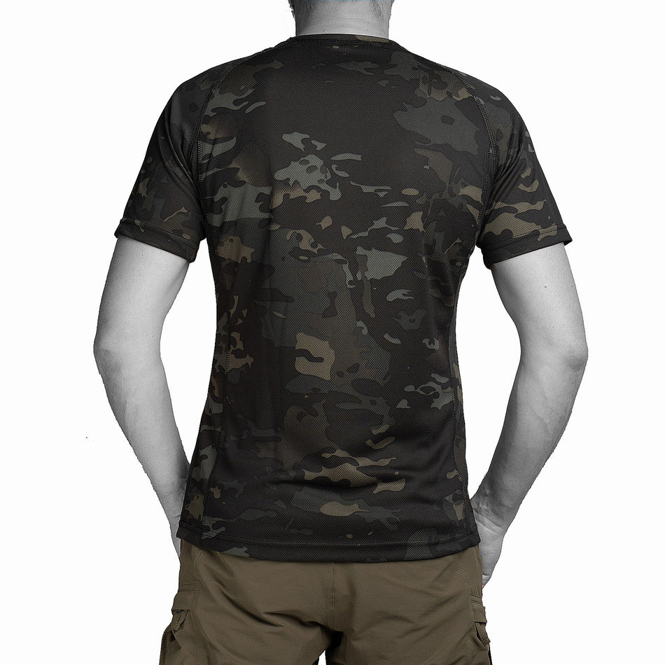 T-shirt UATAC CoolAir sweat-wicking Multicam Black