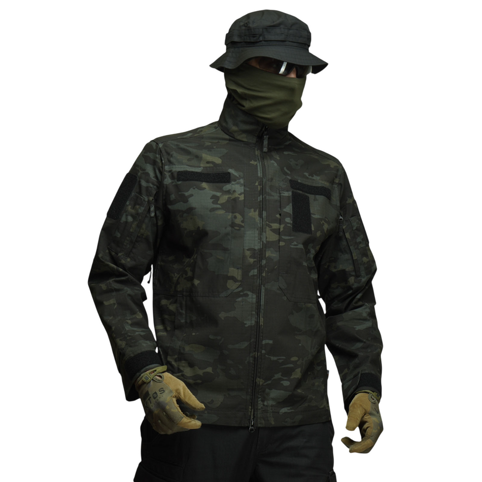 Summer Field Jacket UATAC Multicam Black (5 patch)