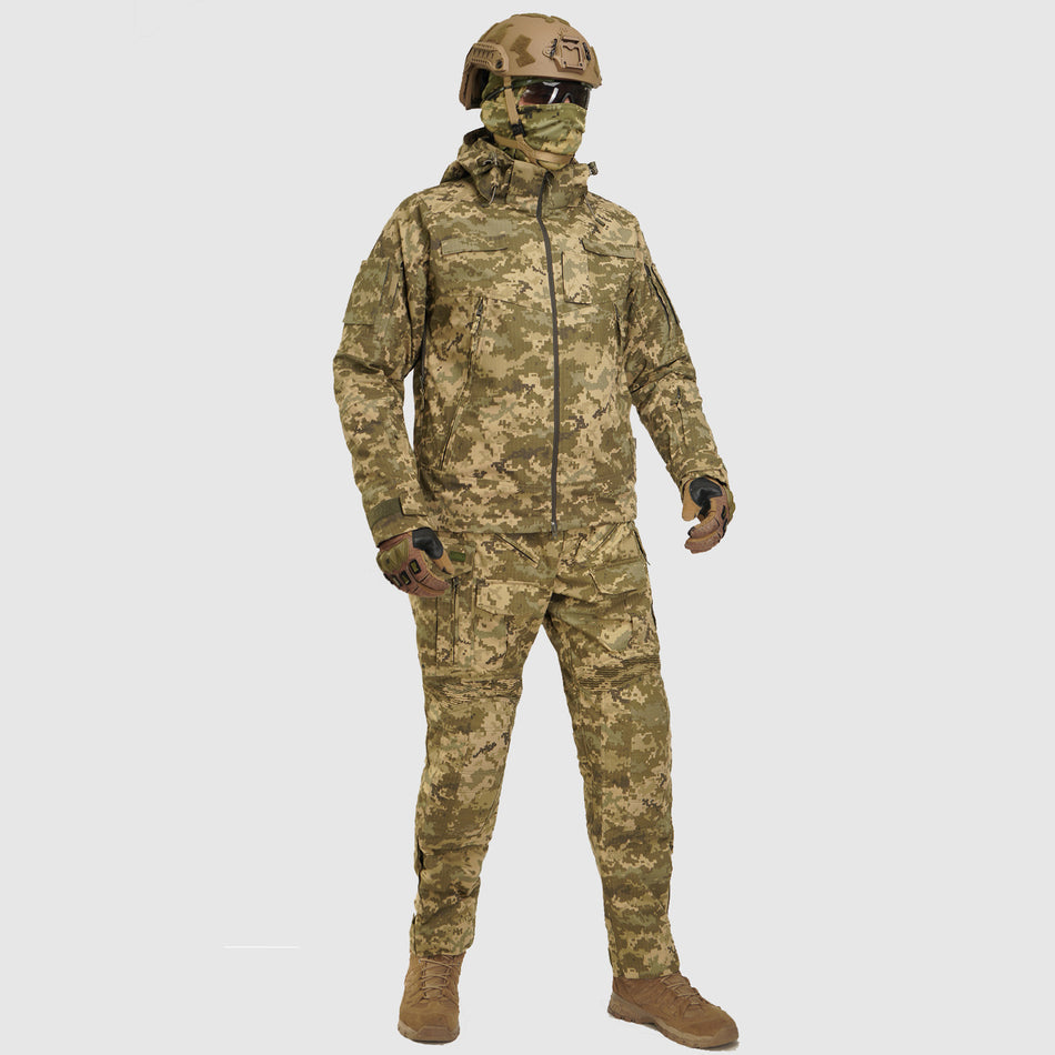 Military Demi-season Set (Combat Pants + Jacket) UATAC Gen 5.6 Pixel MM14 Ripstop