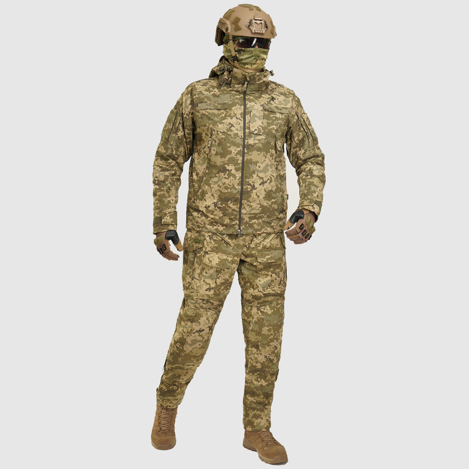 Military Demi-season Set (Combat Pants + Jacket) UATAC Gen 5.6 Pixel MM14 Ripstop