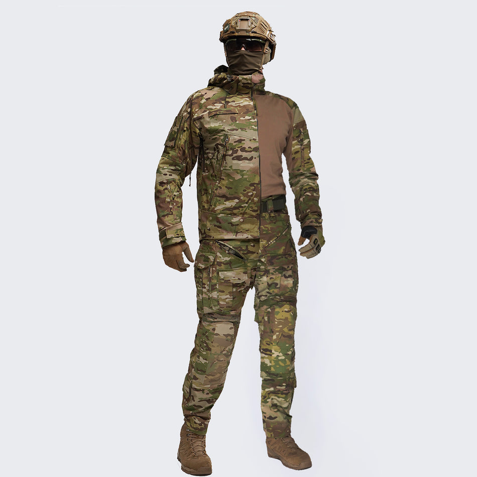 Military Demi-season Set (Combat Pants + Jacket + Ubacs) UATAC Gen 5.6 Multicam Original Ripstop