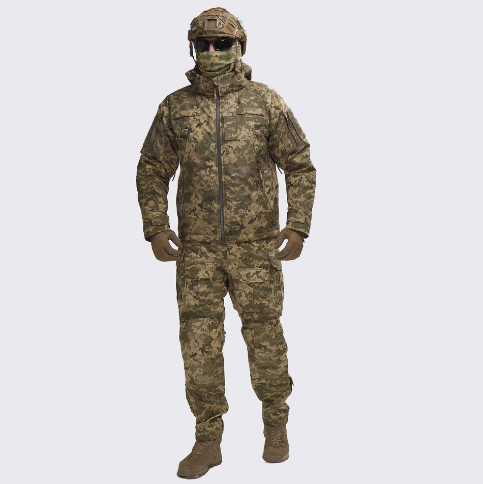 Military uniform set (Combat Pants + Winter Jacket Membrane) UATAC Pixel MM14