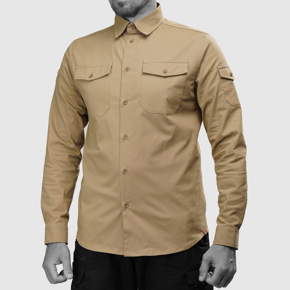 UATAC Shirt President Line Beige