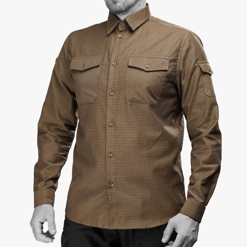 UATAC Plaid Shirt Khaki