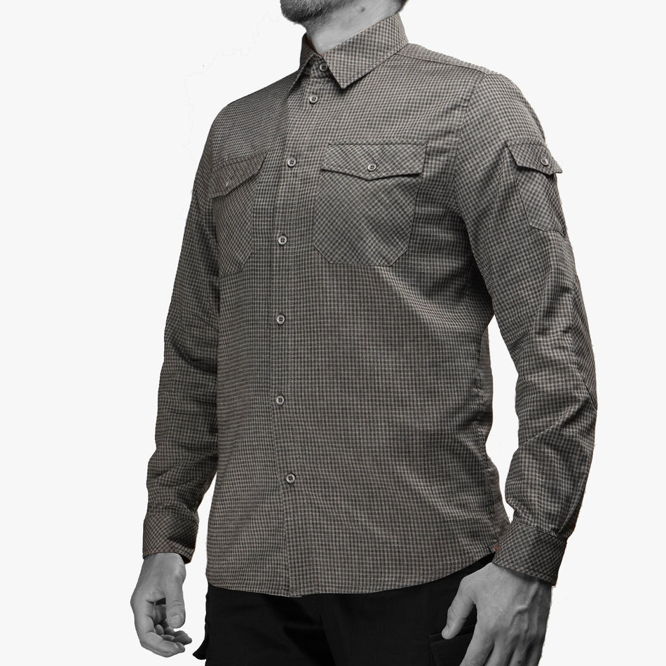 UATAC Plaid Shirt Gray