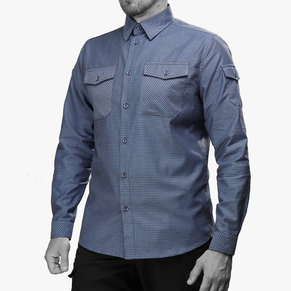 UATAC Plaid Shirt Blue