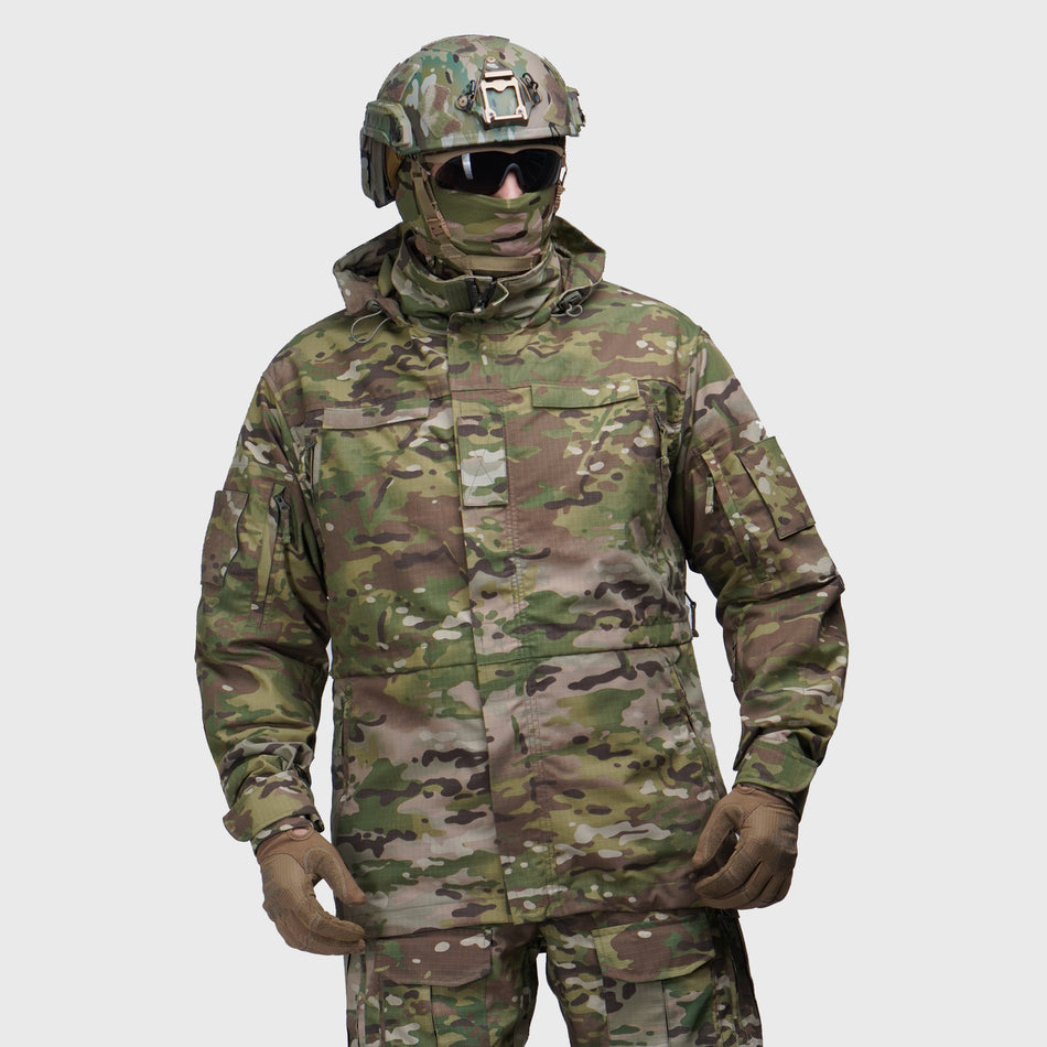 UATAC Taktische Übergangsjacke mit Fleece UATAC Multicam Original Ripstop