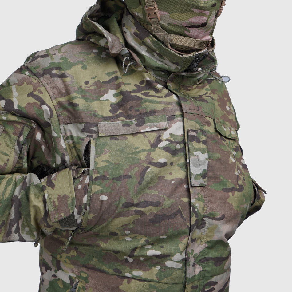 UATAC Taktische Übergangsjacke mit Fleece UATAC Multicam Original Ripstop