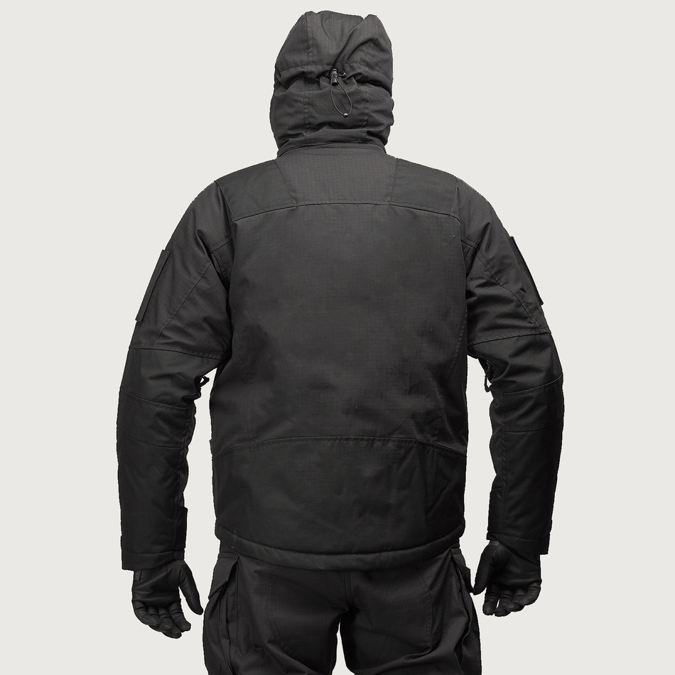 Tactical winter jacket UATAC Black RipStop Climashield Apex