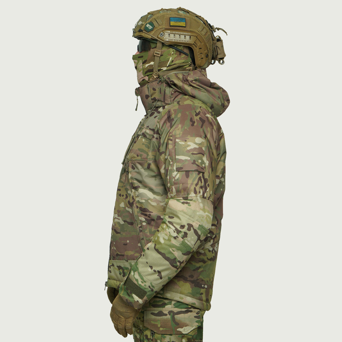 Tactical winter jacket UATAC Multicam Hard Membrane Climashield Apex