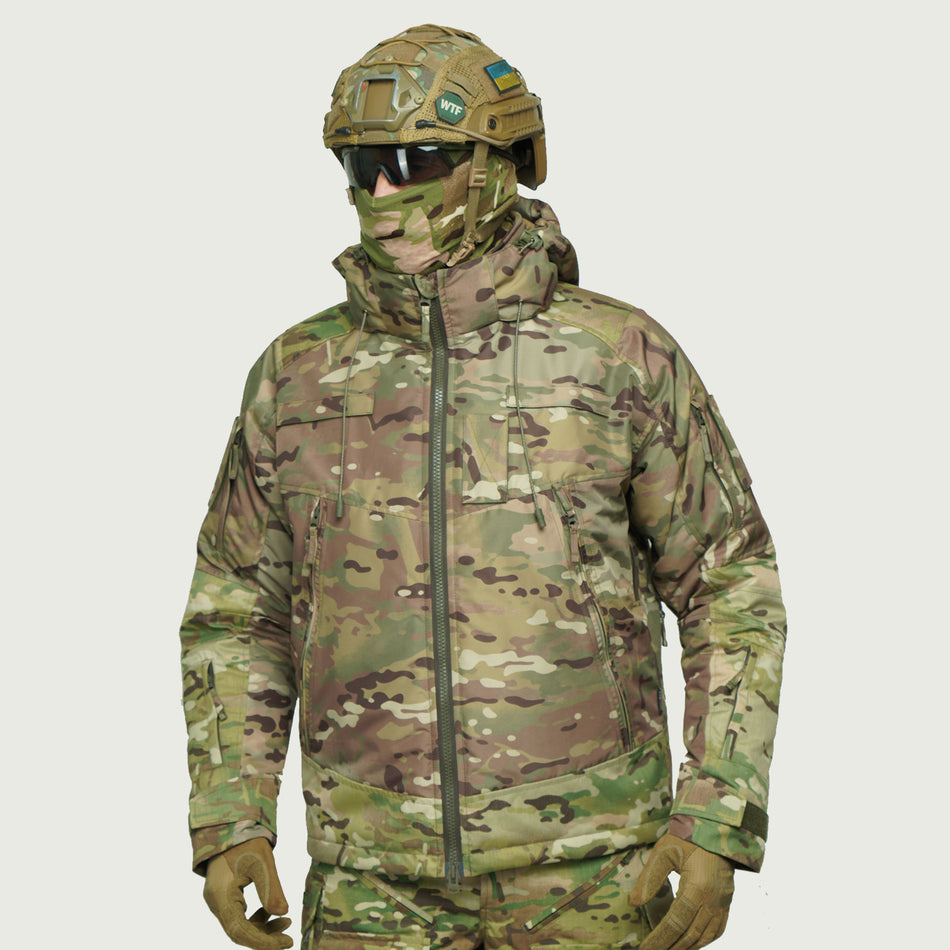 UATAC Taktische Winterjacke UATAC Multicam Hartmembran Climashield Apex