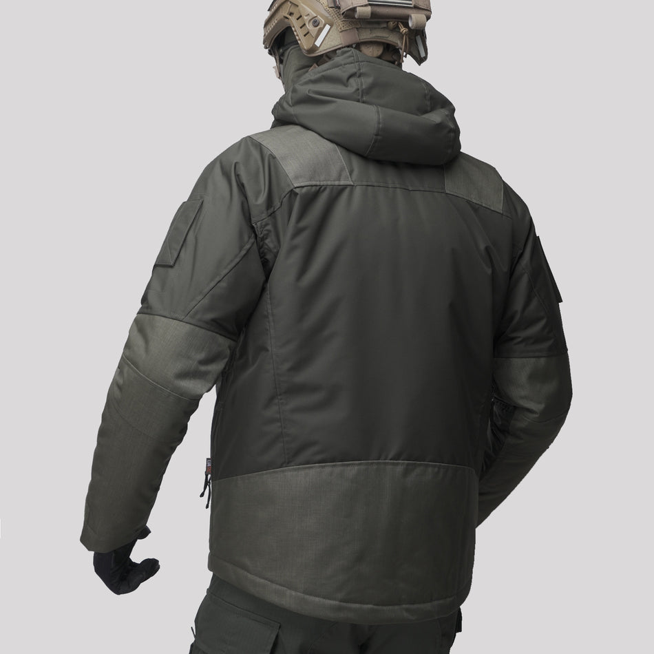 Tactical winter jacket UATAC Olive Membrane Climashield Apex