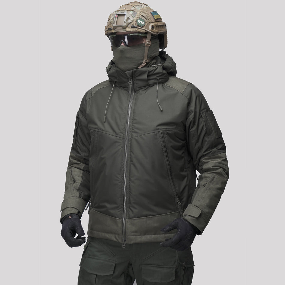 Tactical winter jacket UATAC Olive Membrane Climashield Apex