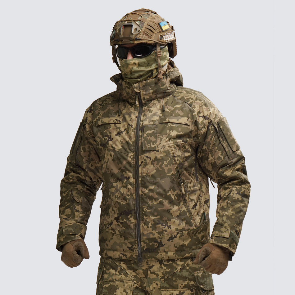 Tactical Winter Jacket UATAC Pixel Membrane Climashield Apex