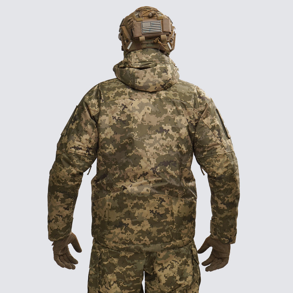 Taktische Winterjacke UATAC Pixel Membran Climashield Apex