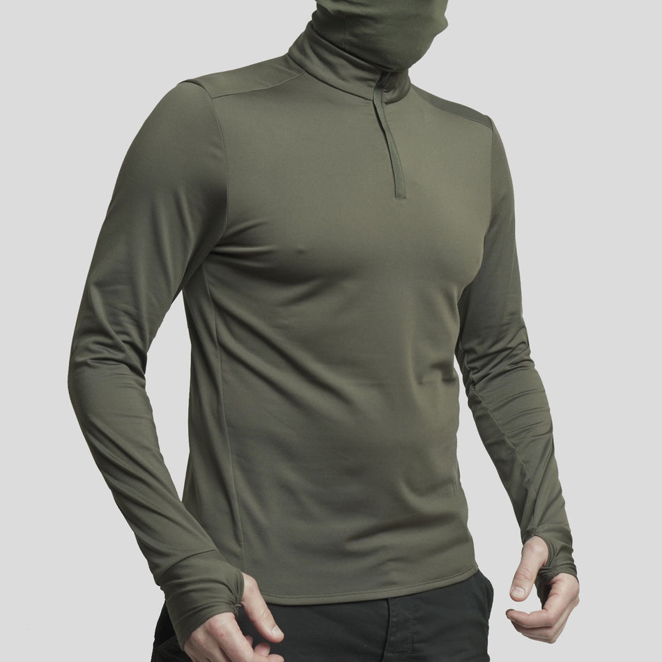 UATAC microfleece thermal shirt Olive