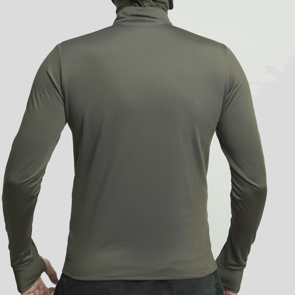 Chemise thermique en microfleece UATAC Olive