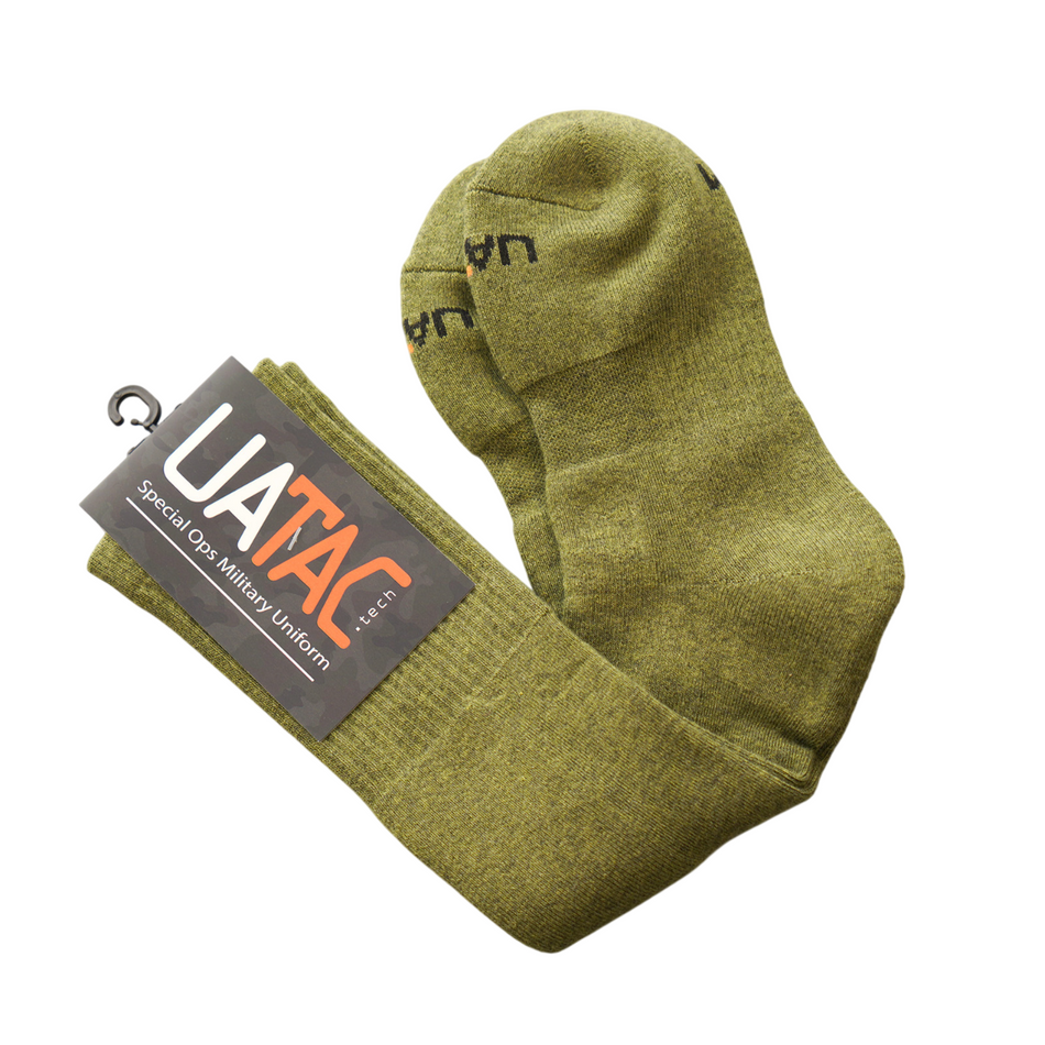 Merino Wool Trekking Socks UATAC Olive