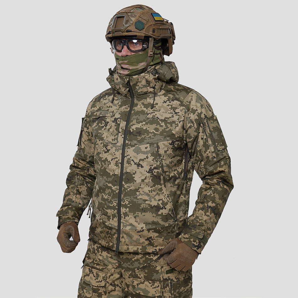 Taktische Winterjacke UATAC Pixel RIP-STOP Climashield Apex